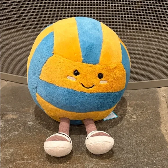 Retired Jellycat Beach Volleyball Collectible BRAND NEW with tags NWT - Picture 1 of 4